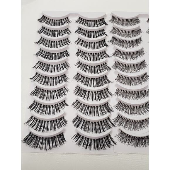Zwellbe Fashion False Eyelashes - Variety of 48 Pairs w. 1 Extra Lash - Picture 2 of 8